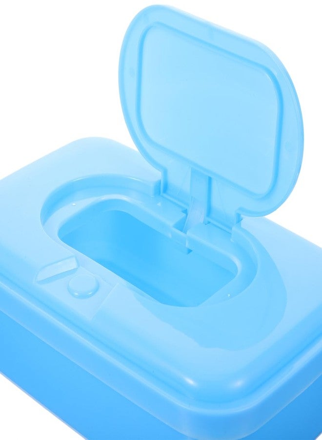 FONDOTIN 3pcs Wipes Storage Box Plastic Tissue Box Holder Portable Wipes Dispenser for Office Bathroom Travel Random Color - Image 3